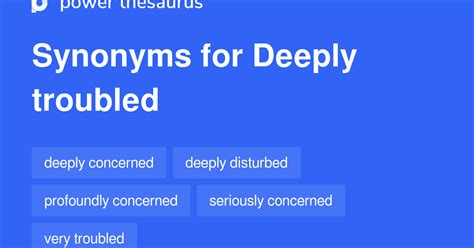 troublesome synonym|deeply troubled synonym.